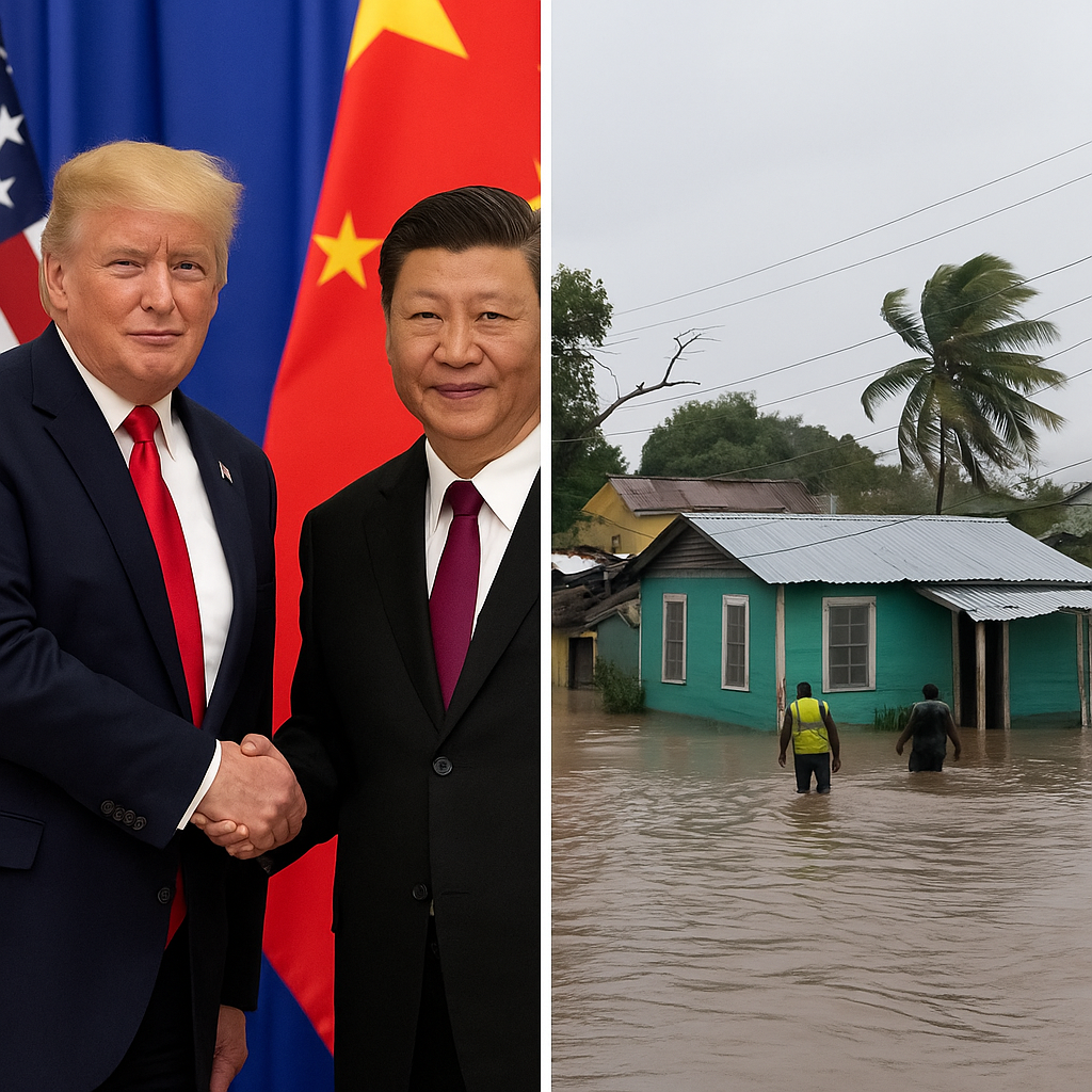 Read more about the article U.S.–China Trade Thaw + Hurricane Melissa