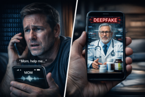 Read more about the article Scammers Can Kidnap Your Kids With Just Their Voice